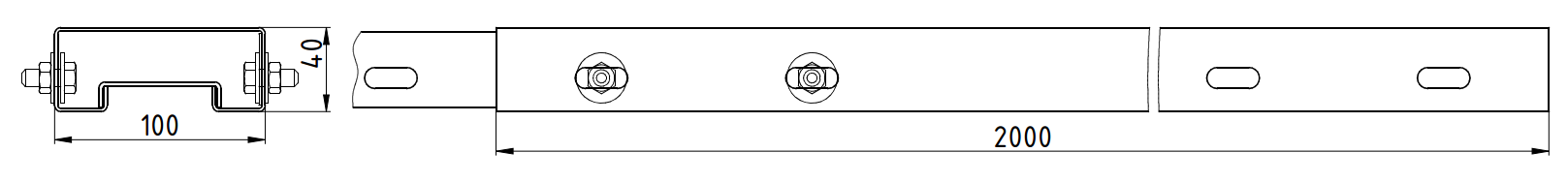 Короб КЛ-1, cхема с размерами