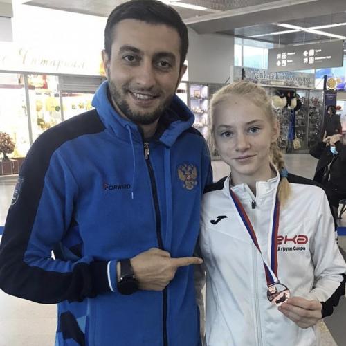 Наша Виктория Еремина взяла бронзу на чемпионате России по тхэквондо!