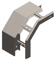 КФС40 400х100 S1.5, секция спуска замковая с крышкой S1.2